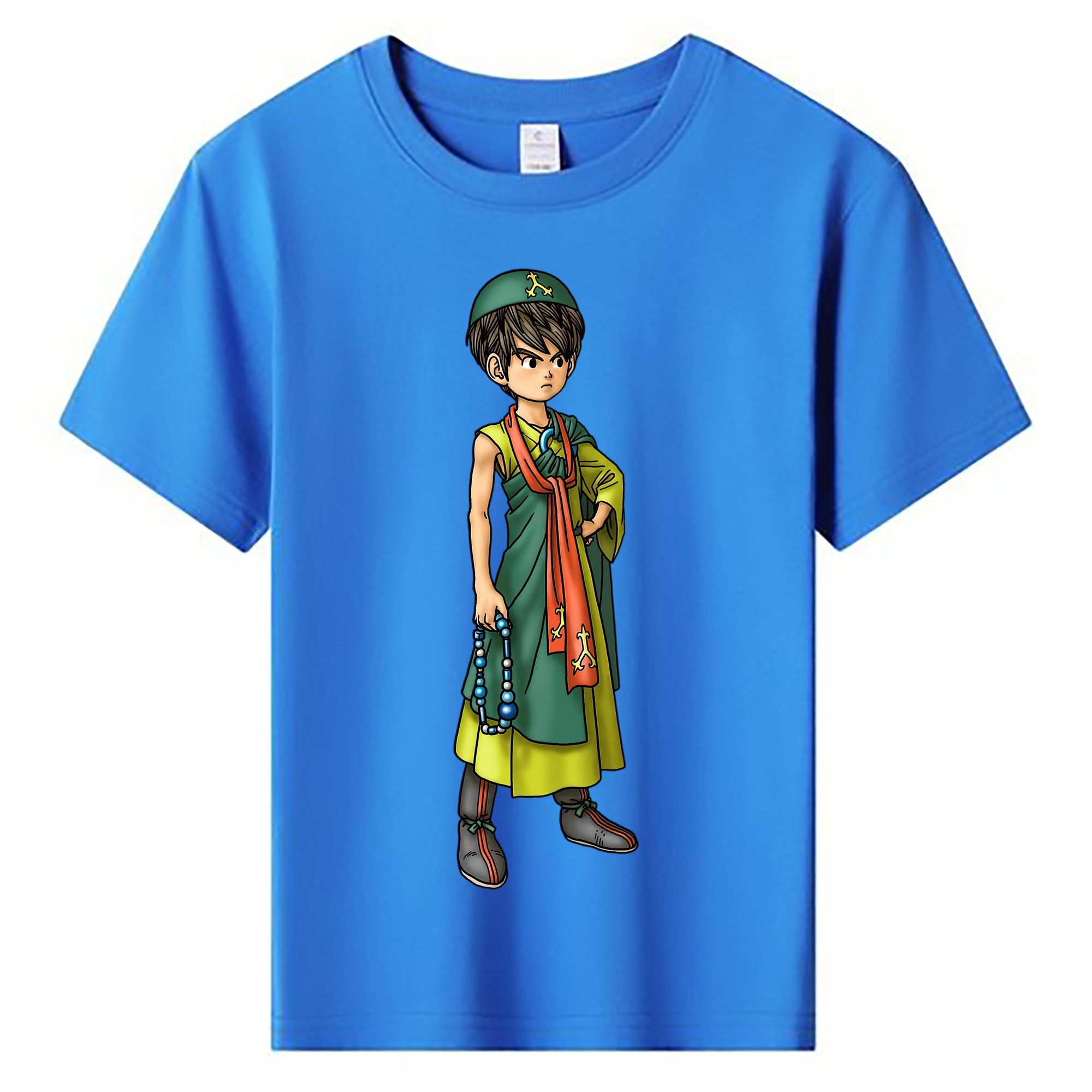 （画像用） ドラゴンクエスト Doragon Kuesuto Dragon Quest 綿100％キッズTシャツ（フロントプリント）